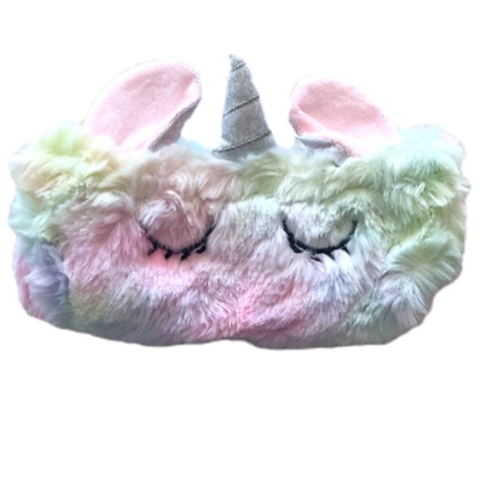 Unicorn zippered pouch - multicolored